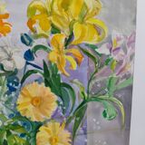 Aquarelle par Michel Roubille, 1987.