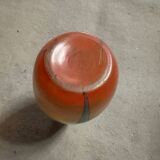 Glass paste vase Signed Clio