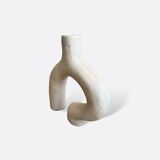 White ceramic vase