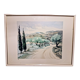 Lithographie "Chemin de l'oliveraie" par Victor Zarou