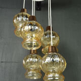 Lampe cascade, années 1970