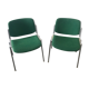 Pair of DSC 106 chairs by Giancarlo Piretti for Castelli