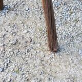 Brutalist tripod billot stool