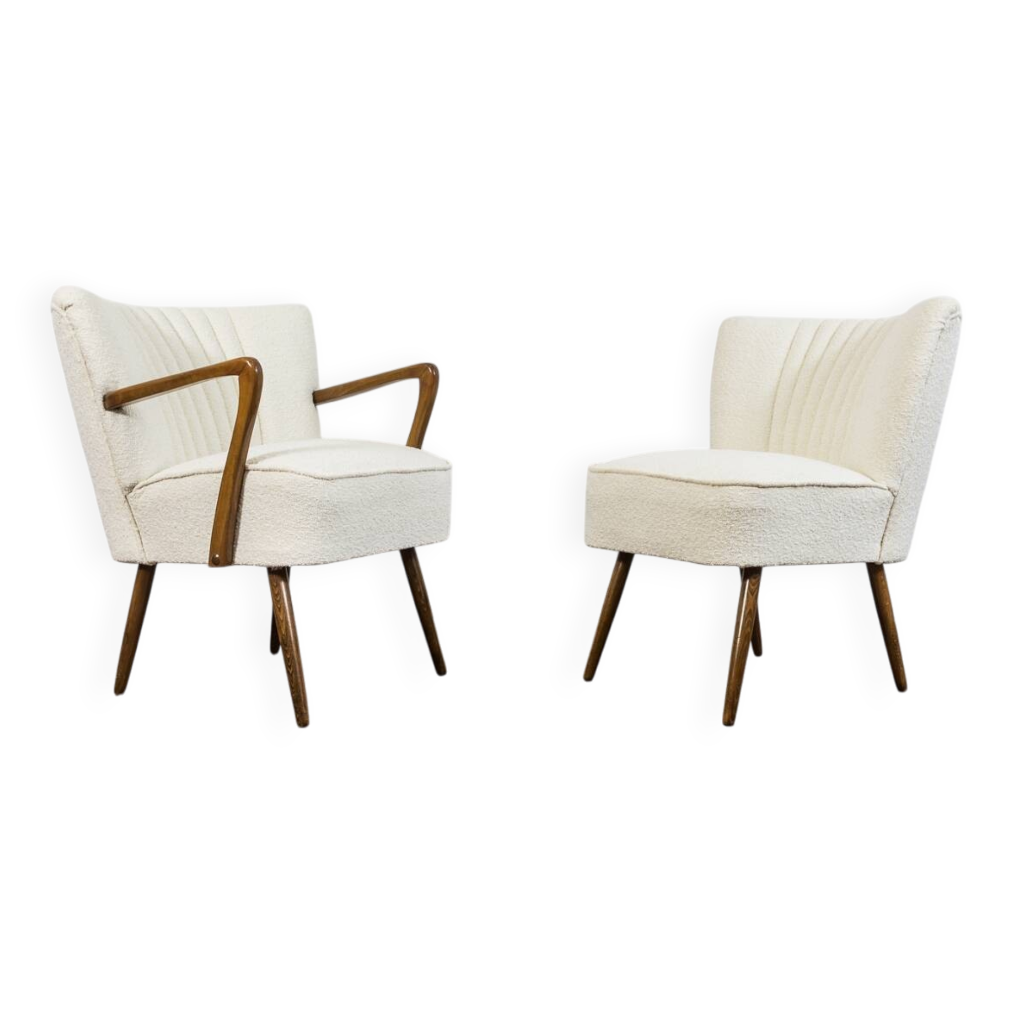 Fauteuils cocktail vintage, Allemagne, années 1950, lot de 2