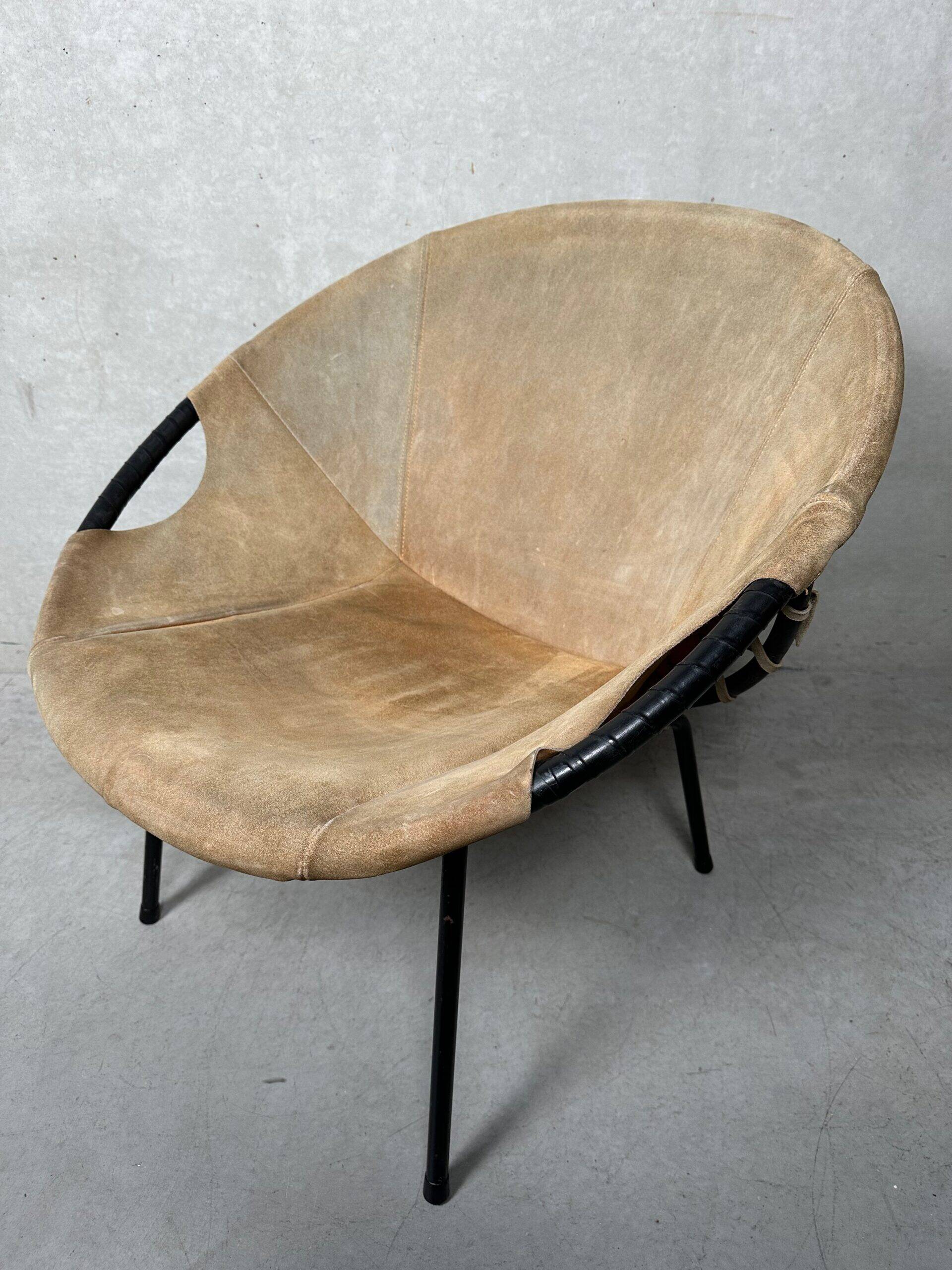 2x vintage balloon chairs – Lusch Erzeugnis – 1960s