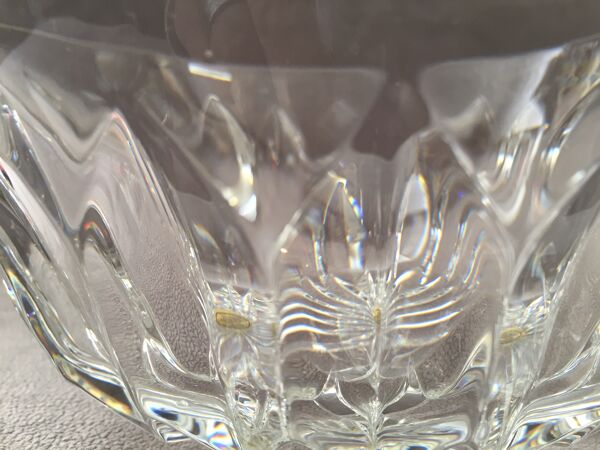 Coupe centre de table en cristal taille villeroy & boch
