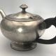Antique teapot in silver-plated metal with ercuis goldsmith hallmarks