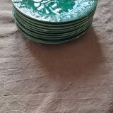 Gien earthenware dessert plates
