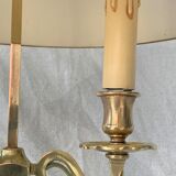 Lucien Gau's gilded bronze water bottle lamp Directoire style, 20th century