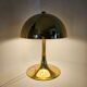 Mushroom-shaped brass table lamp, Italy, 1970s
