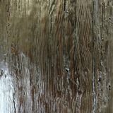 Table basse bois brûlé