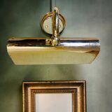 Industrial brass adjustable  wall picture light
