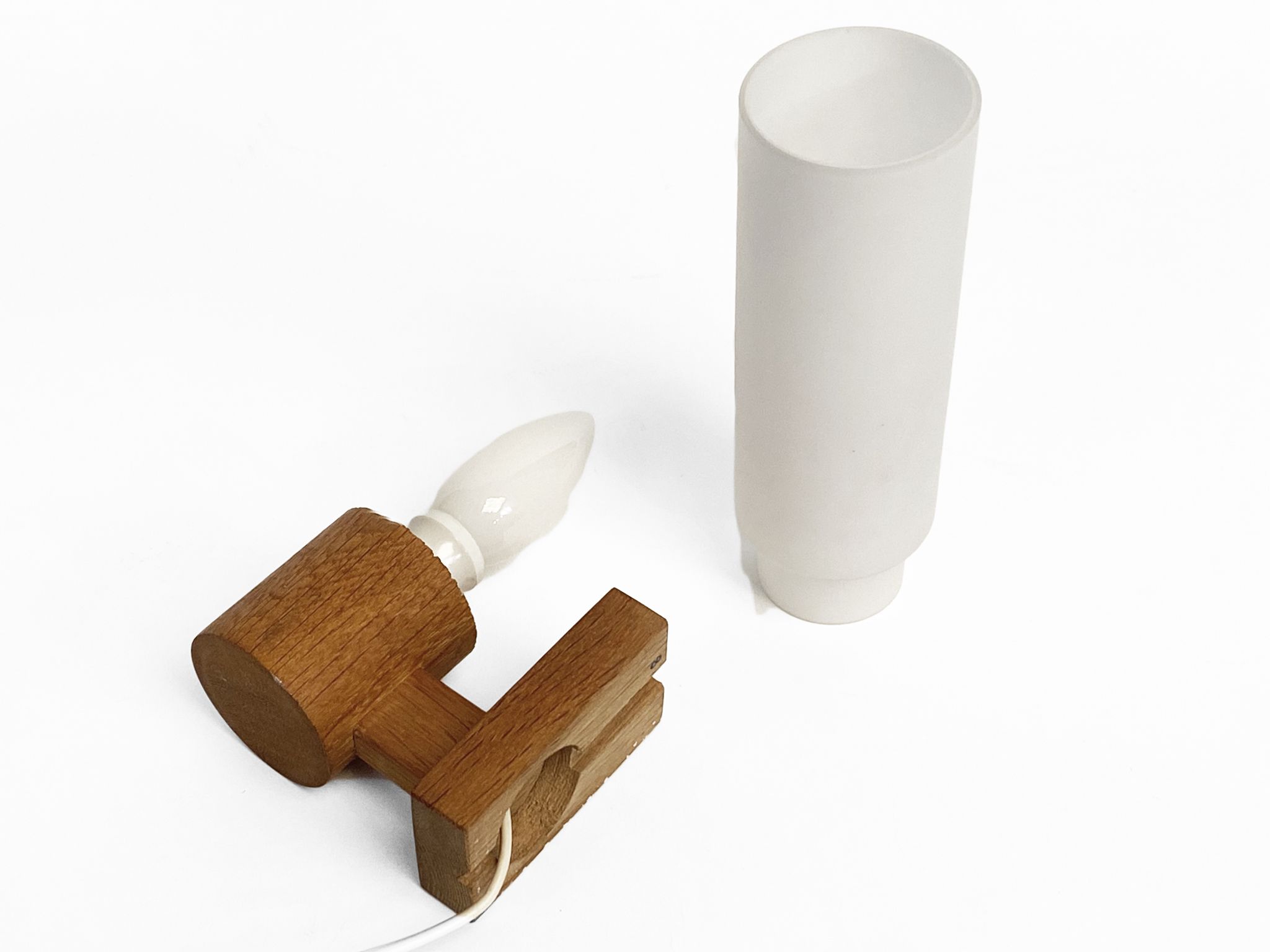 Wall lamp in teak Sweden 1960s
