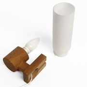 Wall lamp in teak Sweden 1960s