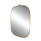 Mirror 60x80 cm brass frame