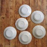 Blue Badonviller retro hollow plates