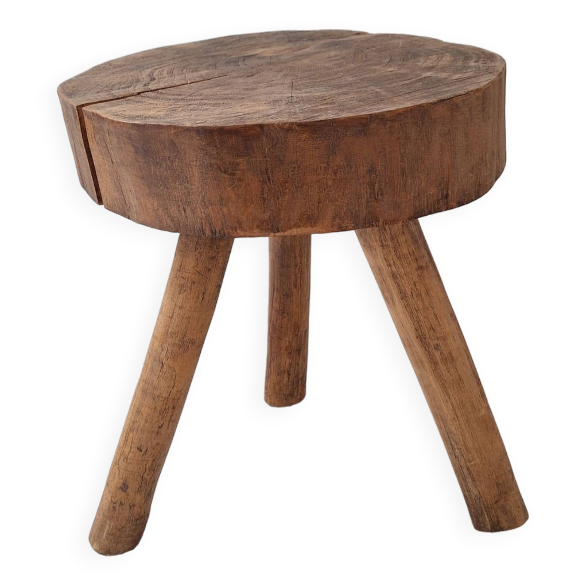 Brutalist tripod stool
