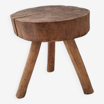 Brutalist tripod stool