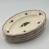 Lot de 6 assiettes Sarreguemines