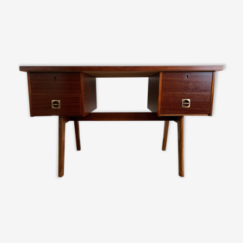 Bureau vintage en bois et formica par Ekawerk