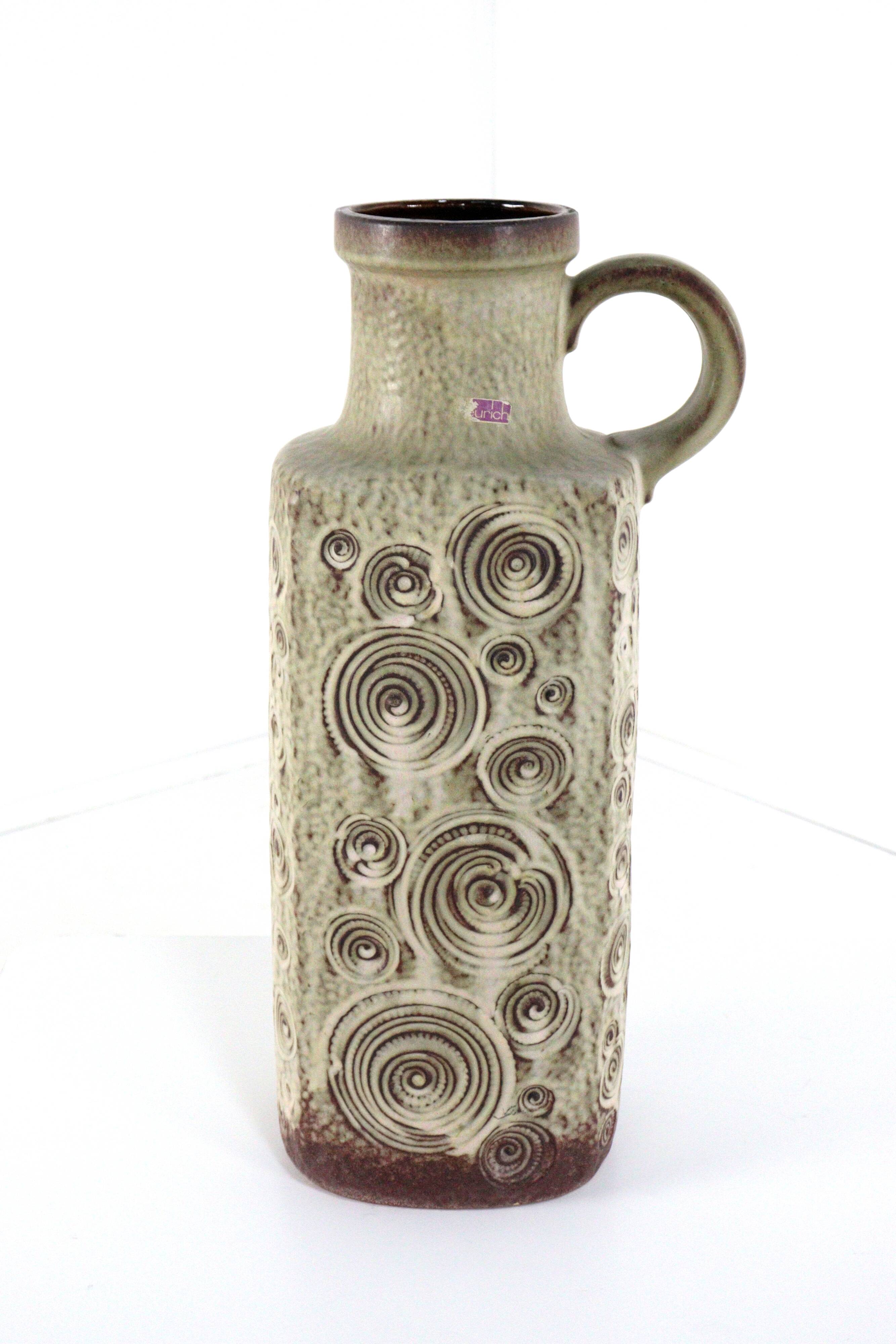 Vase de sol Scheurich Allemagne de l'Ouest 482-50
