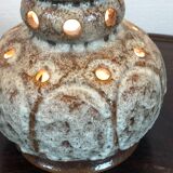 Vintage sandstone lamp Ht 60 cm 1970s