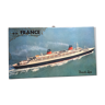 Former plate plate "paquebot SS France general company transatlantic" 1950s