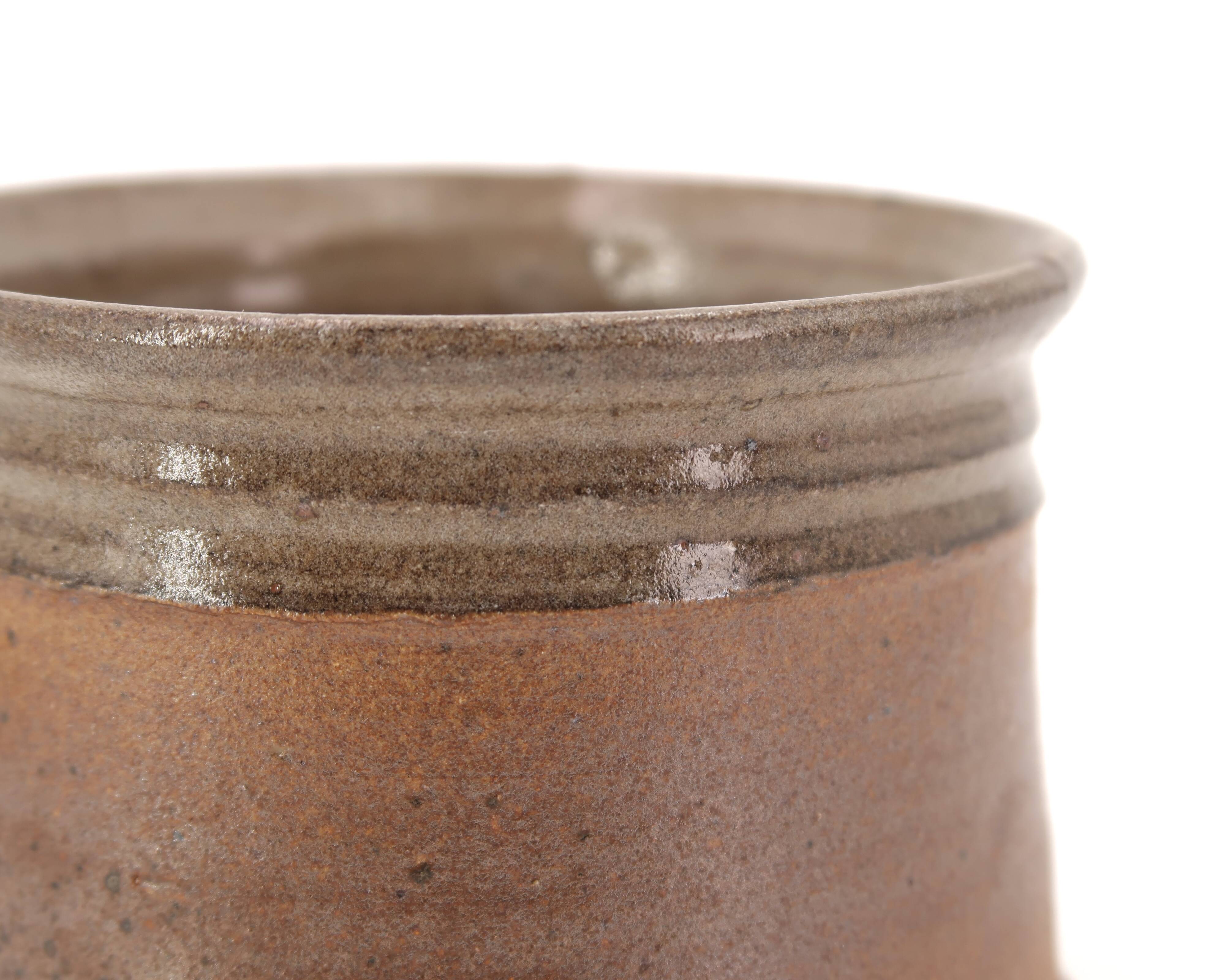Stoneware sugar bowl by Pierre Digan, 1960s