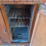Butcher's buffet ice chest from the Art Deco period in oak