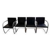 Set of 4 chairs by mies van der rohe