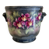Cache pot en porcelaine anglaise du XIXème