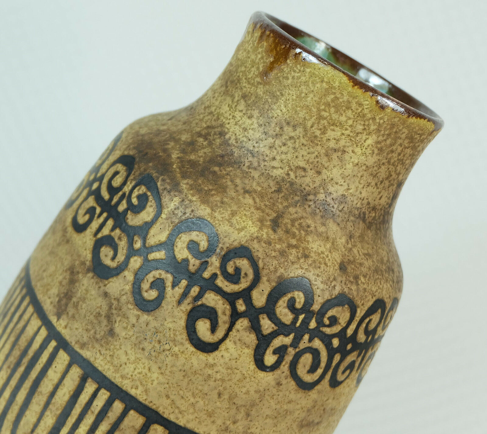 Ceramano vase decor etrusca hanns welling ceramic 1960s