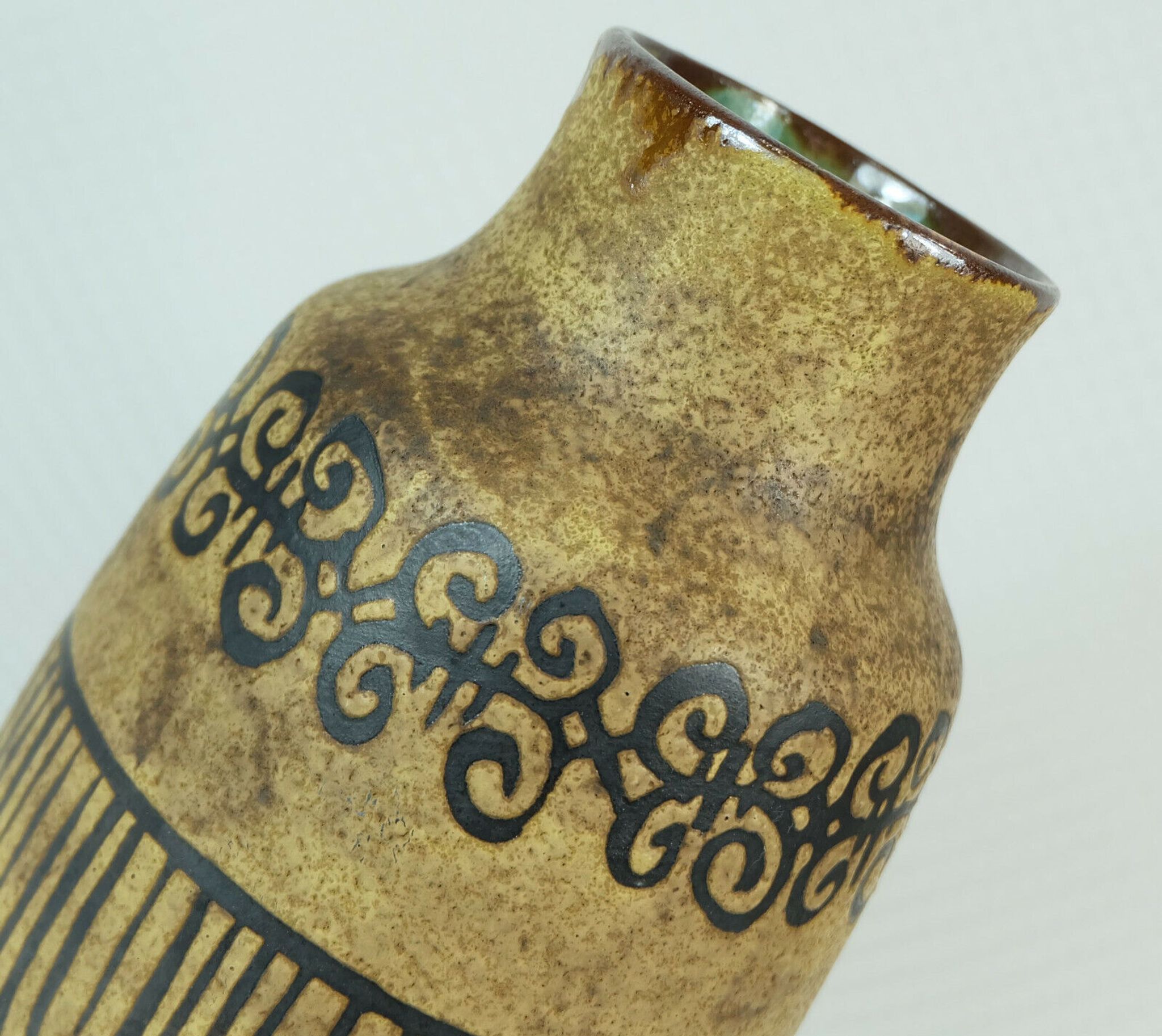 Ceramano vase decor etrusca hanns welling ceramic 1960s