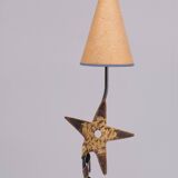 Robert Kostka handmade Star Table lamp 1980s France
