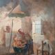 Interior painting oil on panel Guido Guidi 40s/50s