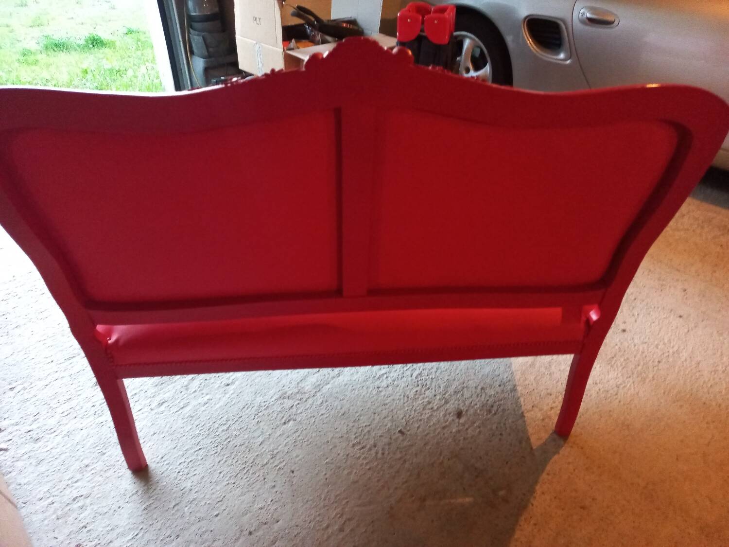 Louis XV red canapé 15