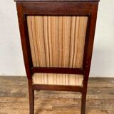 Empire office armchair in mahogany decor palmettes xviiith