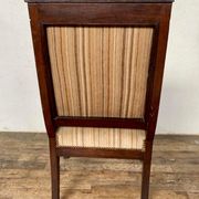 Fauteuil de bureau empire en acajou decor palmettes xviiième