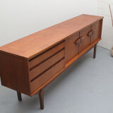 1960s british teak sideboard with bar cabinet