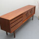 1960s british teak sideboard with bar cabinet