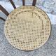 Pair of canned bistro chairs Thonet ZPM Radomsko in curved wood