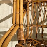 Audoux-Minnet rattan armchair 1950