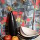 Four vintage Verceram ceramic dessert plates