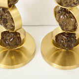 Paire de lampes Murano