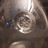 Bottle bubbling glass artisan Biot vintage 1970