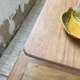 Walnut farmhouse table + extensions