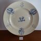 Round earthenware dish KG Lunéville - Lorraine Cross - Empress service Ø 32.5 cm
