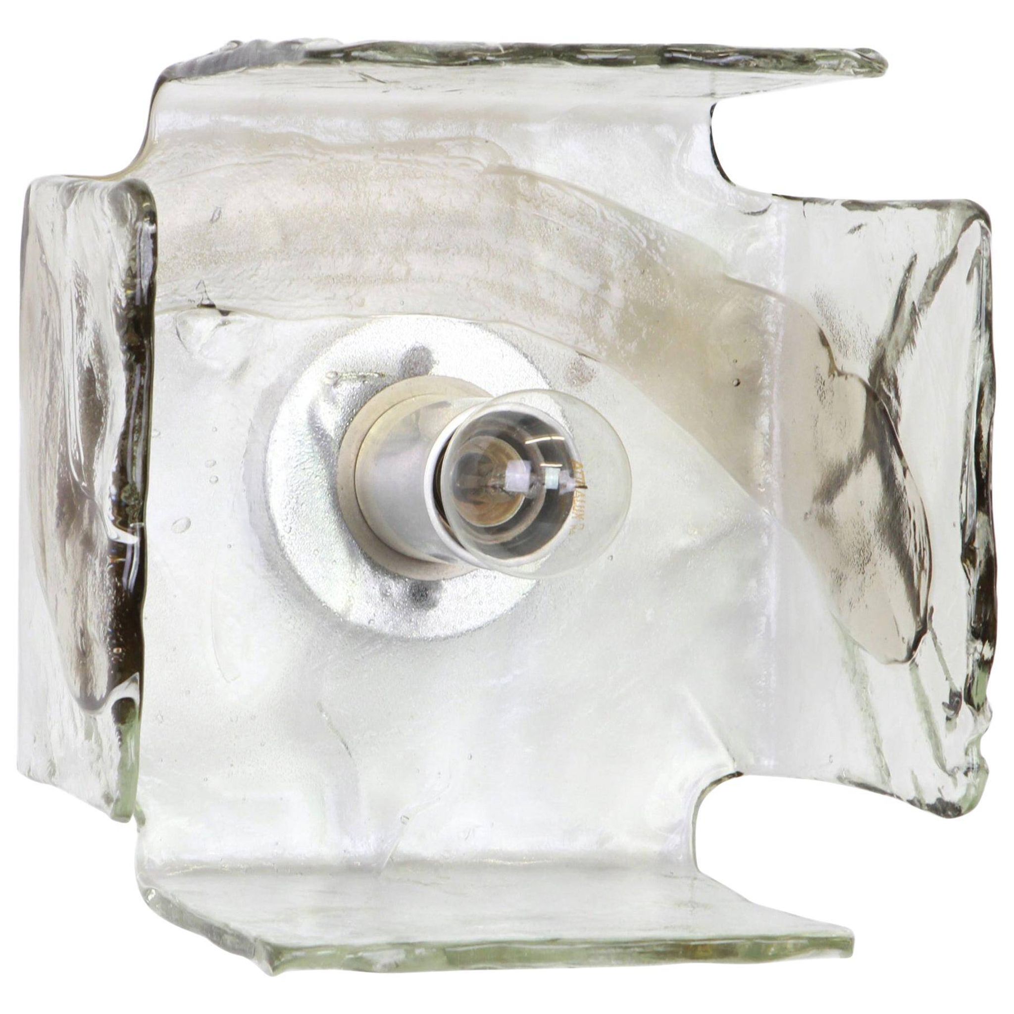 Wall sconce designed by Carlo Nason for Kalmar, 1960s.