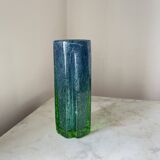 Vase vintage scandinave bleu et vert de Benny Motzfeldt pour Randsfjord
