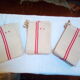 4 torchons anciens monogrammes